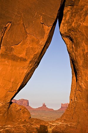 Teardrop Window, Monument Valley, AZ